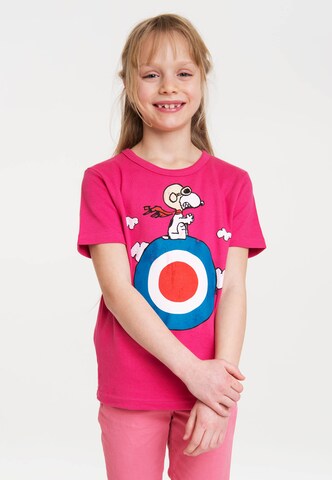 LOGOSHIRT Shirt in Roze: voorkant