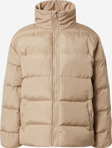 Trendyol Winterjas in Beige: voorkant