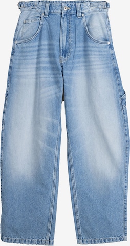 Loosefit Jean Bershka en bleu : devant