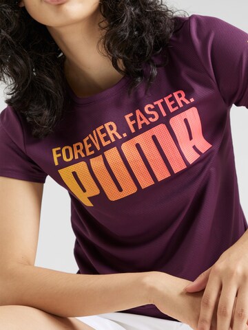 PUMA Toiminnallinen paita 'RUN FAVROITES FOREVER FAST' värissä lila