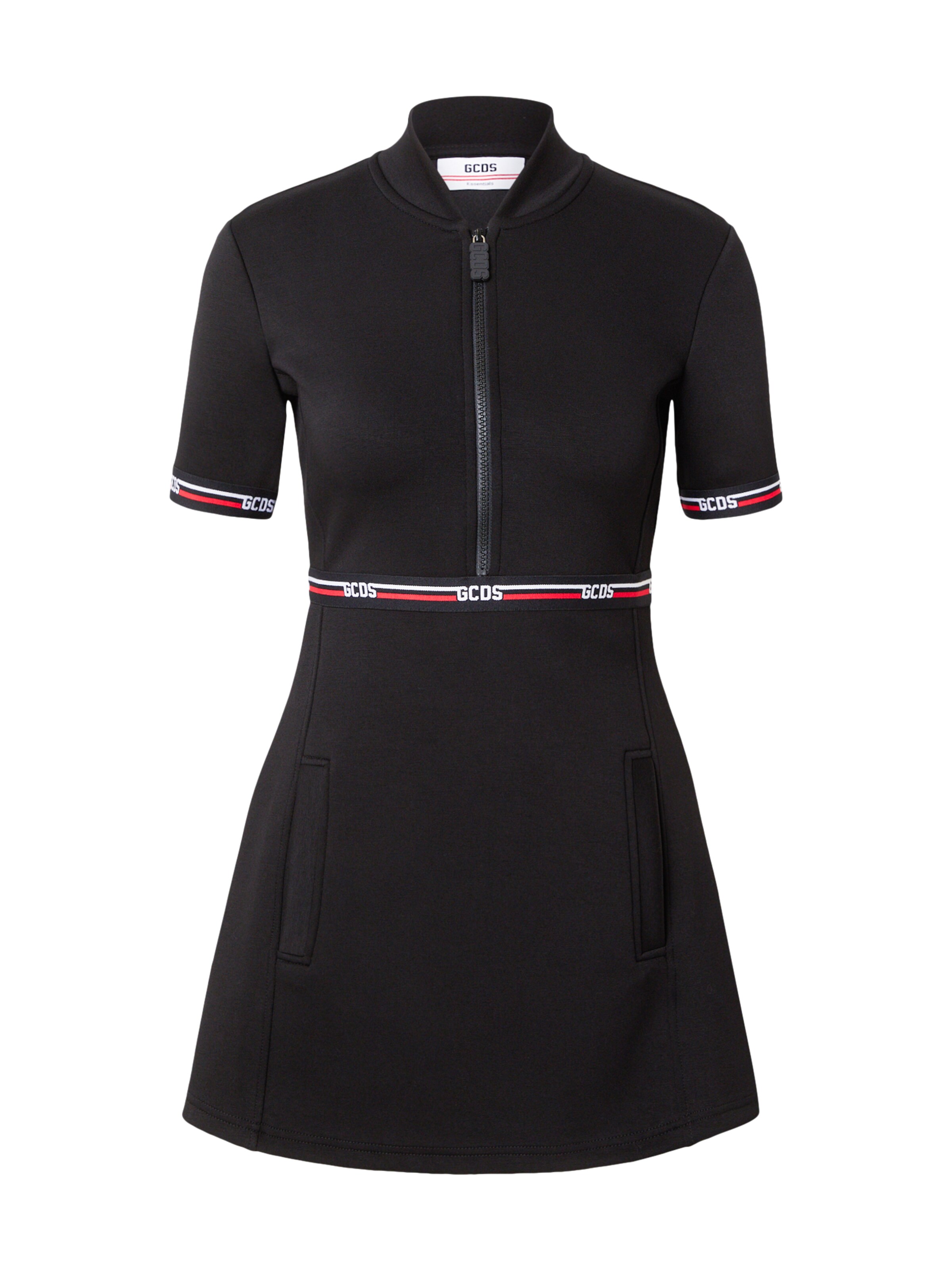 Robe GCDS en noir : devant