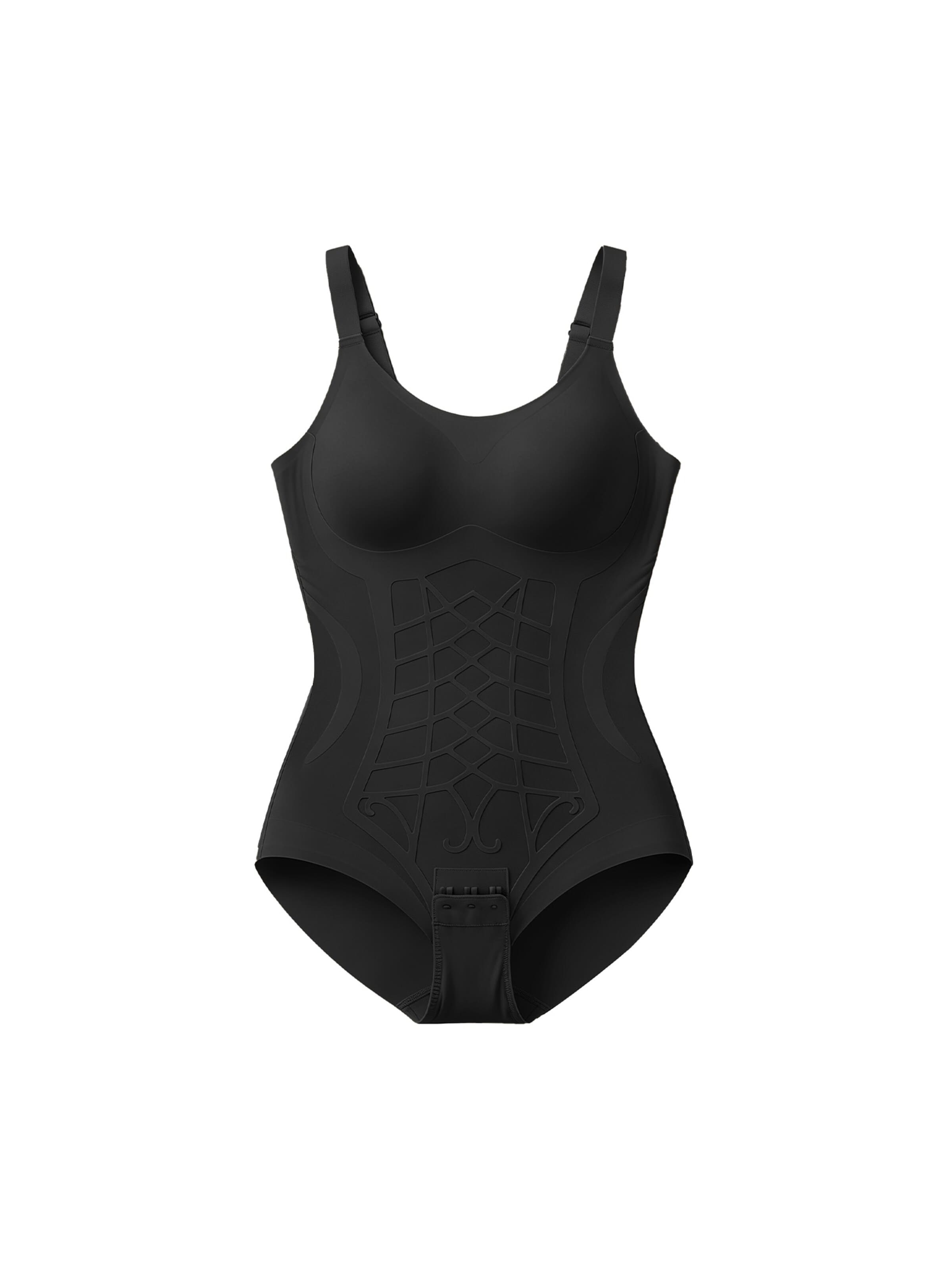 SHARICCA Shaping Bodysuit 'SHARICCA Women's Yoga Bodysuit' in Black: front