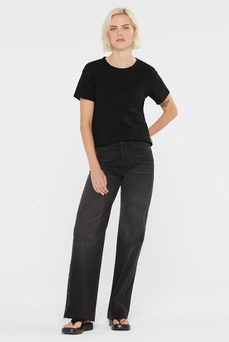 SENSES.THE LABEL T-Shirt in Schwarz: Vorderseite