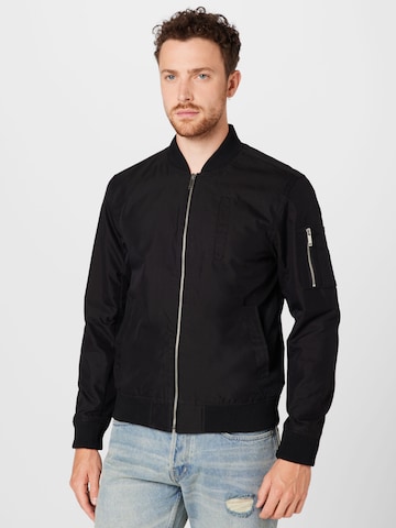 River Island Between-season jacket 'CHUNKY' in Black: front