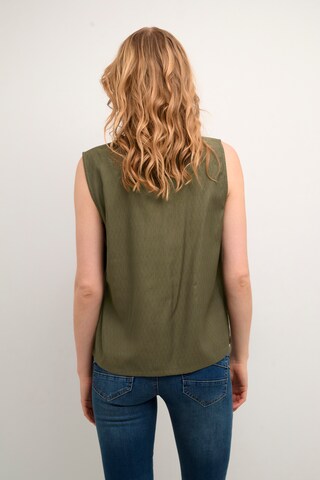 Cream Blouse 'Liselin' in Groen