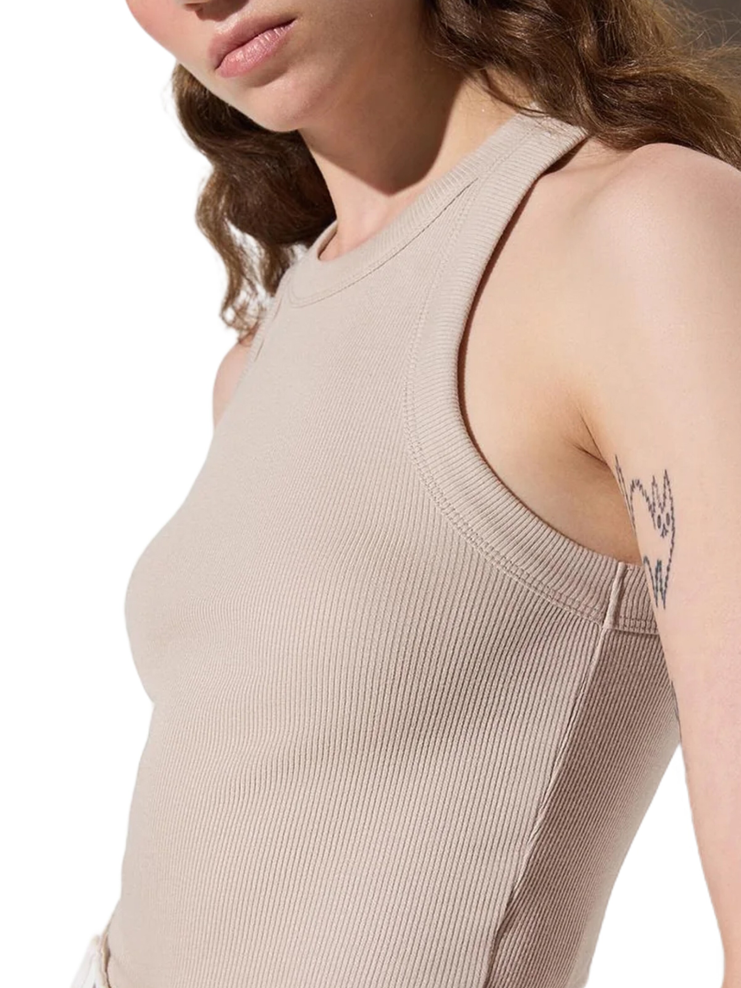 No Matter What Top in Beige