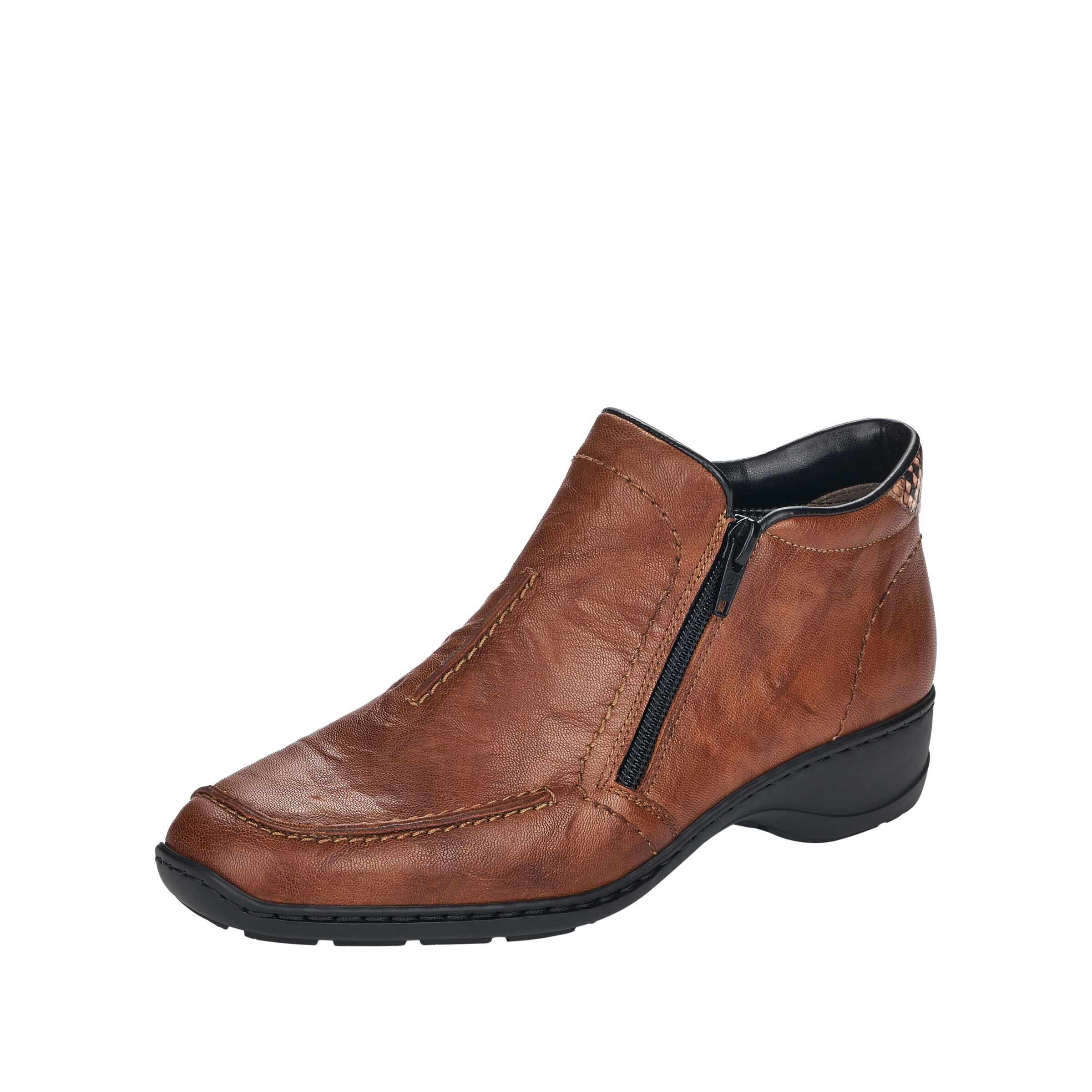 Bottines Rieker en marron : devant