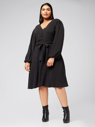 Guido Maria Kretschmer Curvy - Vestido 'Melody' en negro: frente