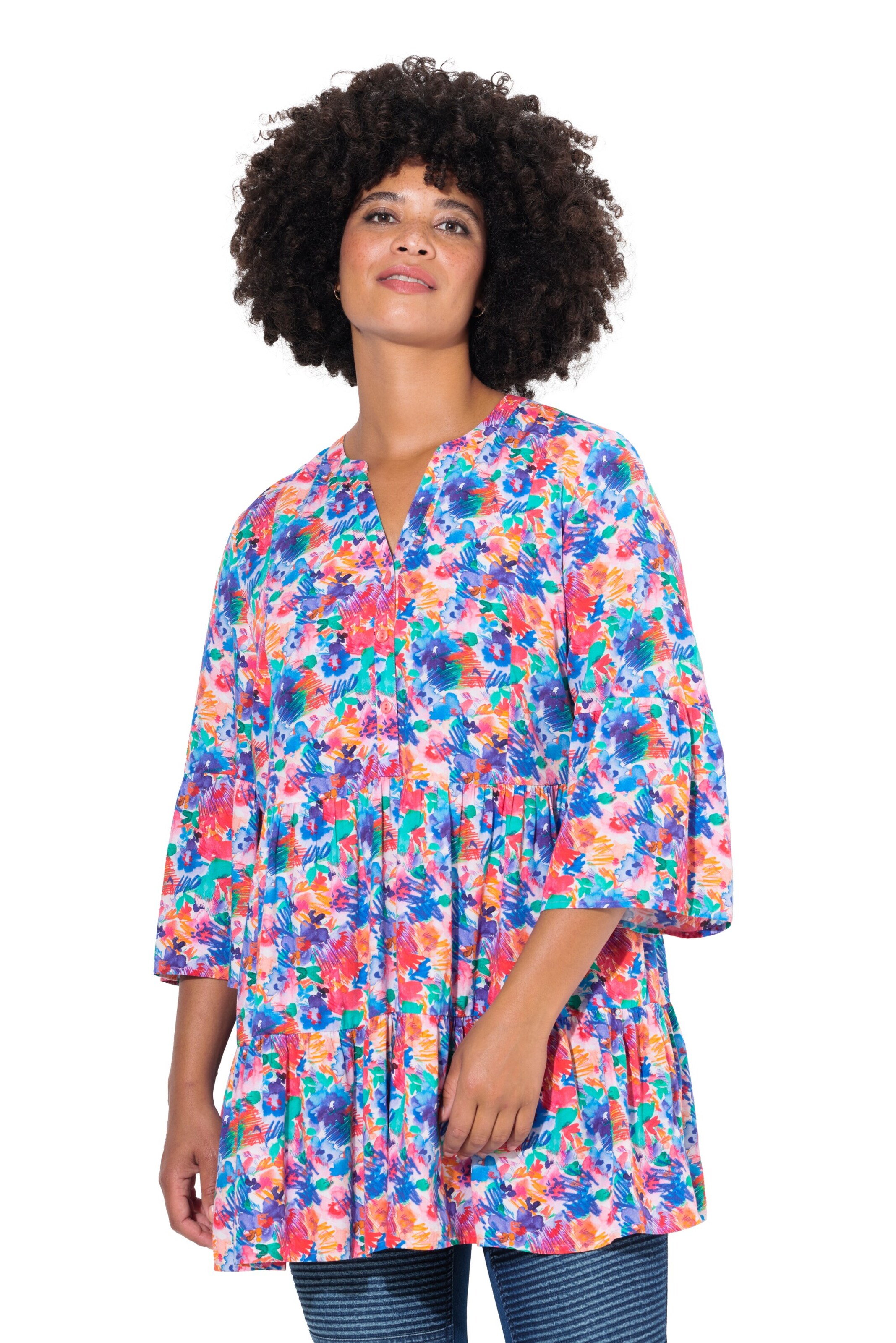 Angel of Style Tunic in Mixed colors: front