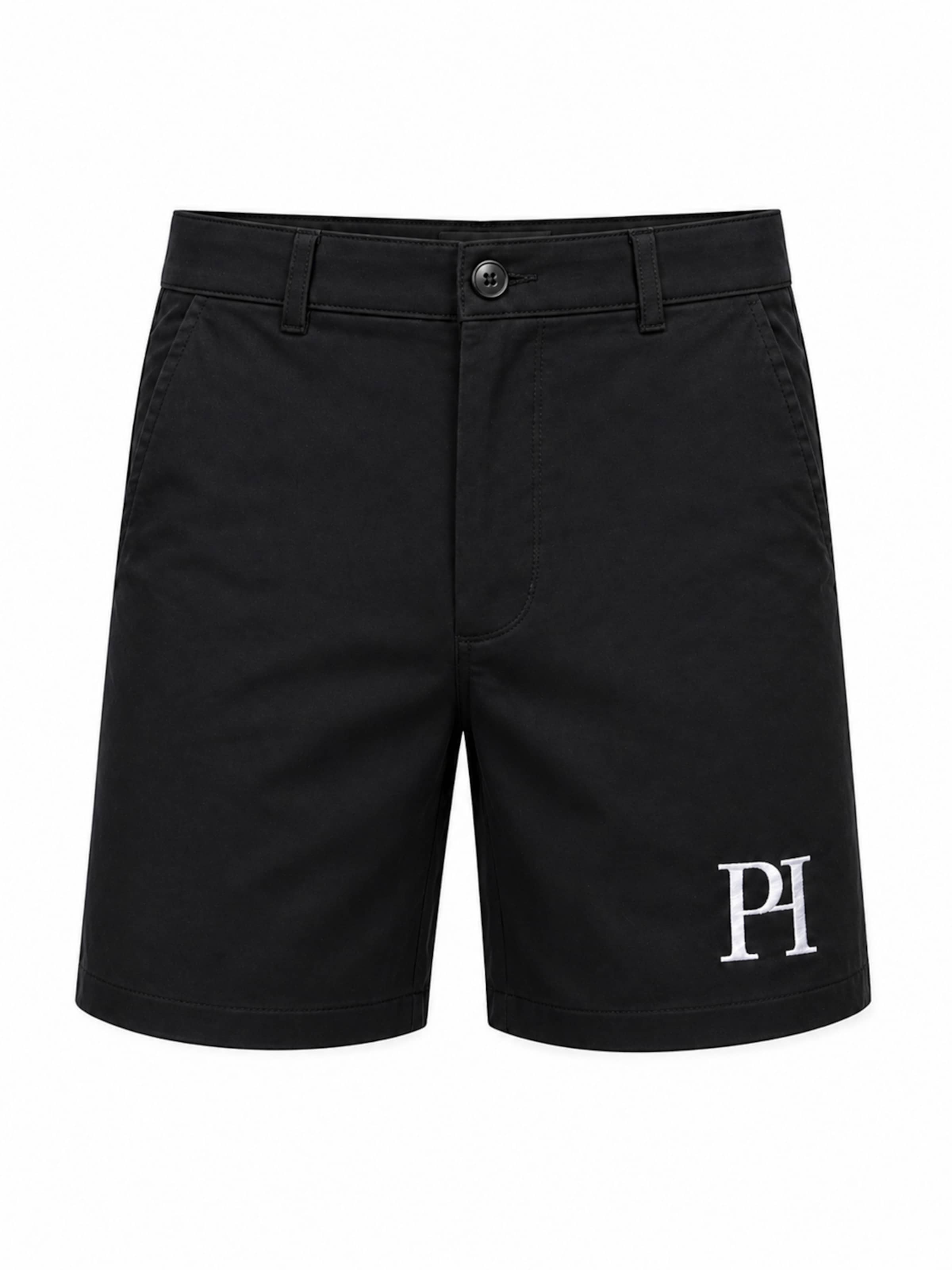 PADIJO - regular Pantalón chino en negro: frente