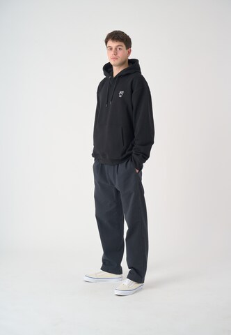 Cleptomanicx Sweatshirt 'Sketch Gull' in Black