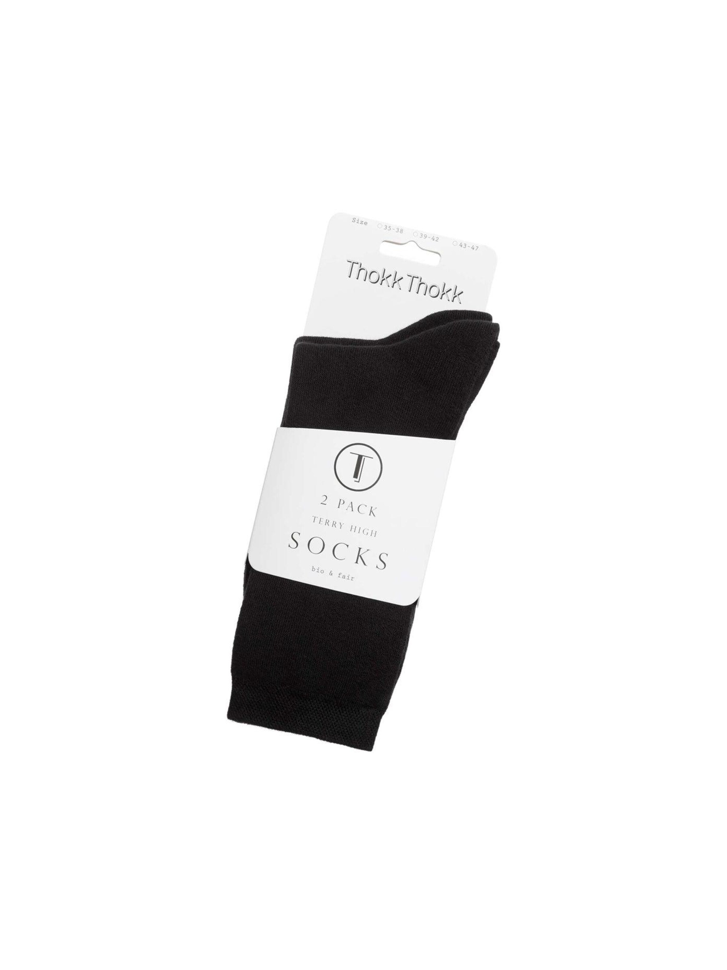 ThokkThokk Knee High Socks in Black