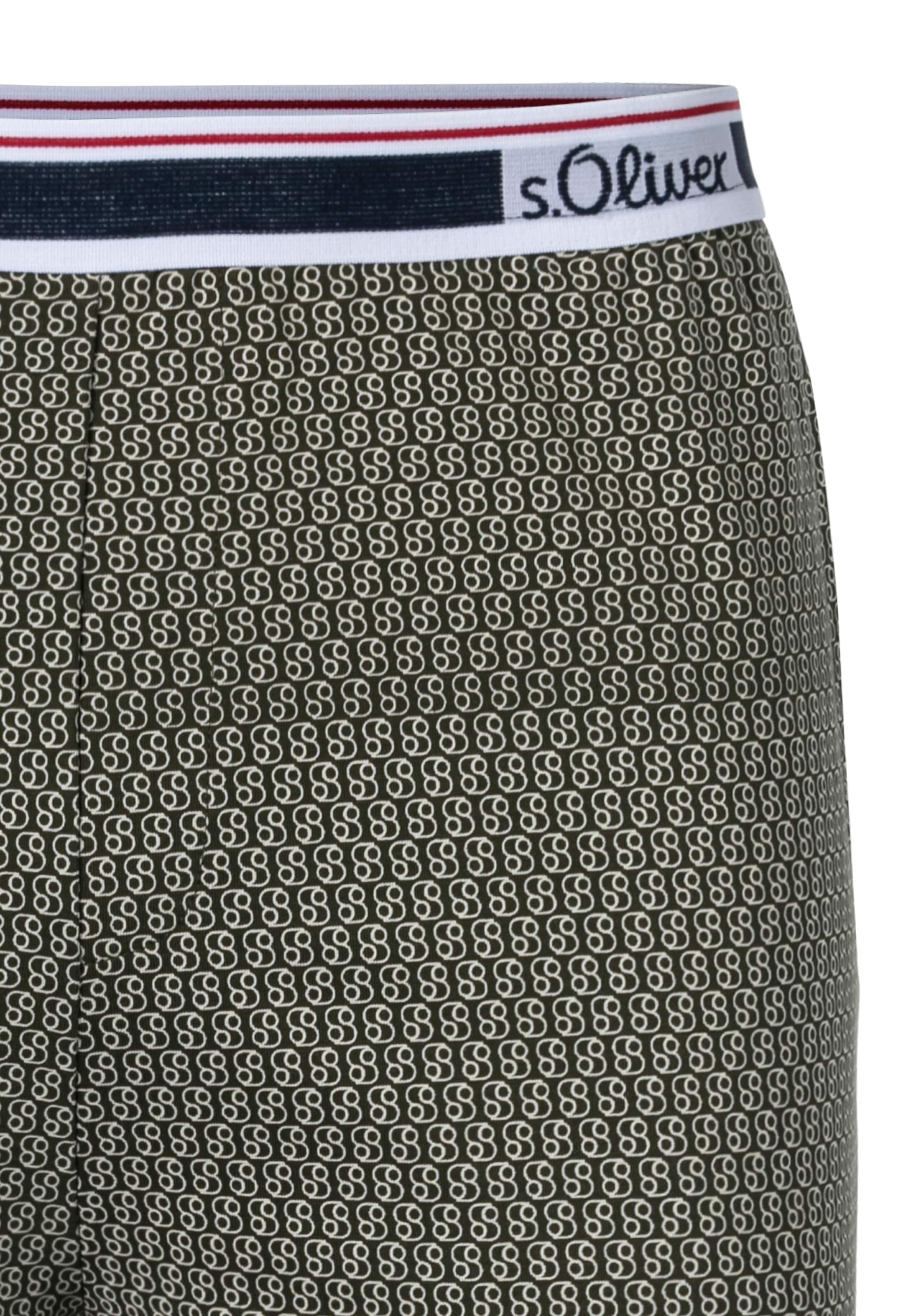 s.Oliver Spodnji del pižame | črna barva