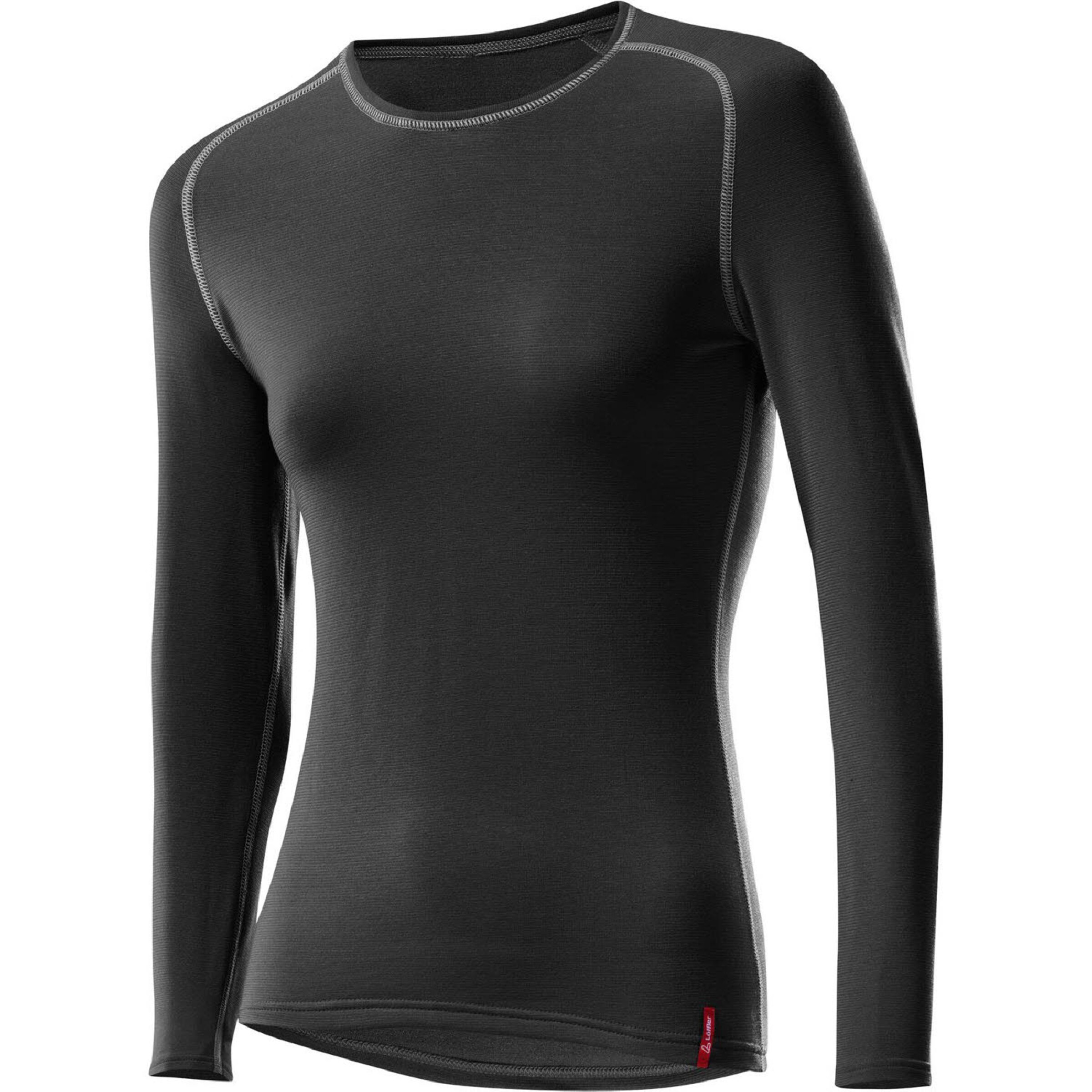 Löffler Base Layer in Black: front