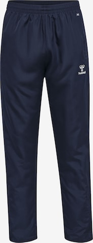 Hummel Workout Pants in Blue: front
