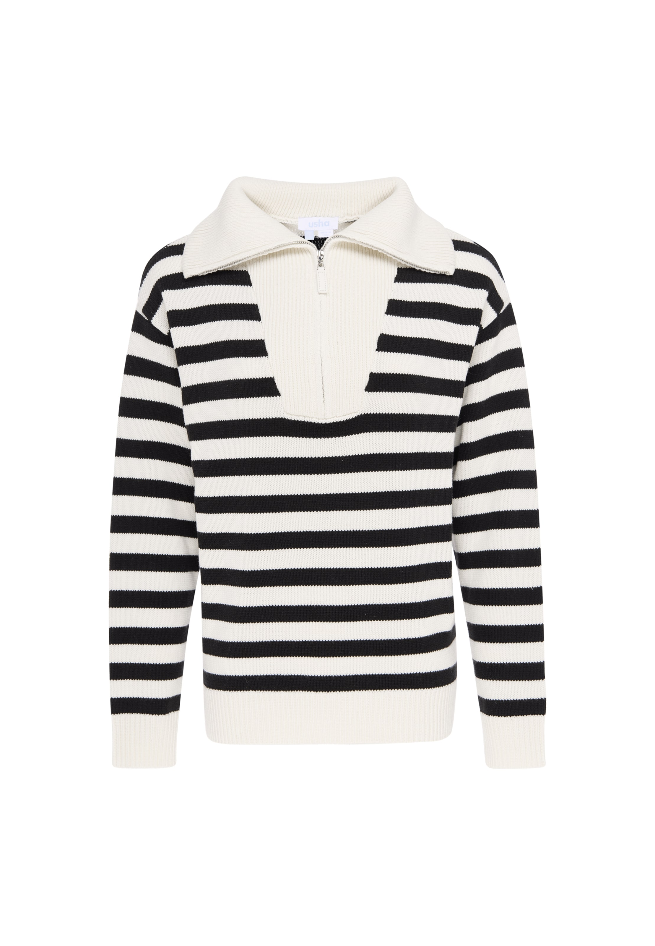 Pull-over usha BLUE LABEL en noir : devant