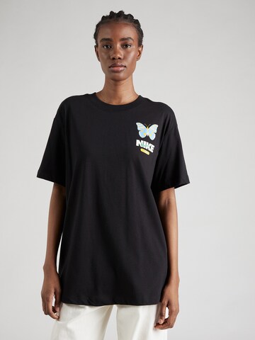 T-shirt Nike Sportswear en noir : devant