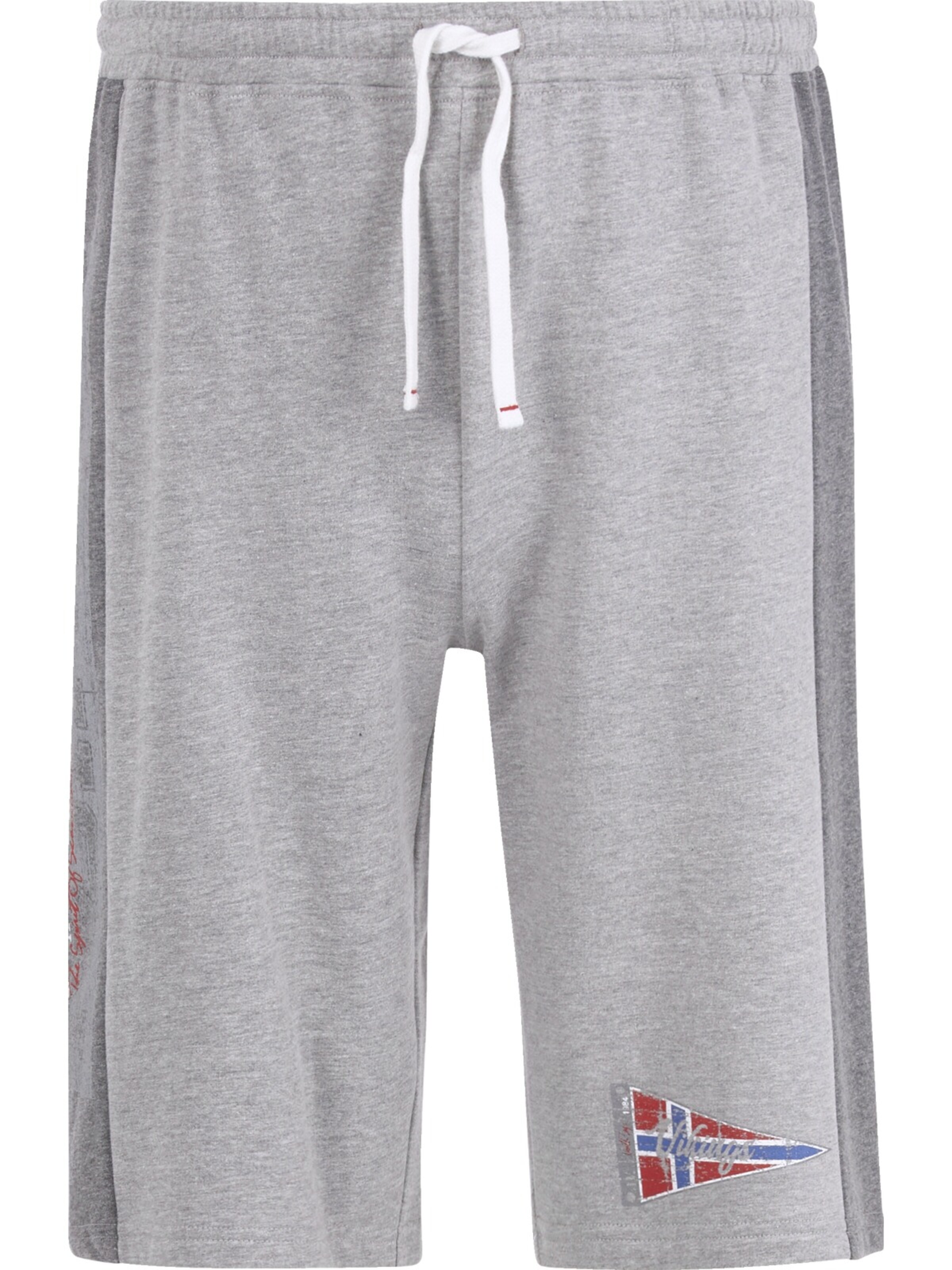 Jan Vanderstorm Loosefit Doppelpack Jogginghose 'Haral' in Grau