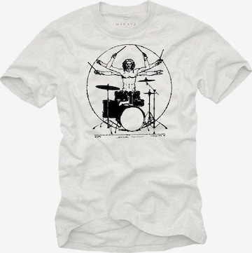 MAKAYA Shirt in White: front