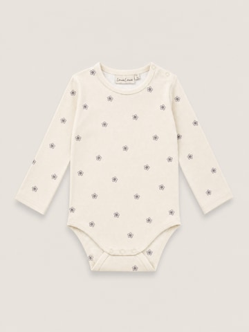 LouieLouie Rompertje/body 'Louie Small Flowers' in Wit: voorkant
