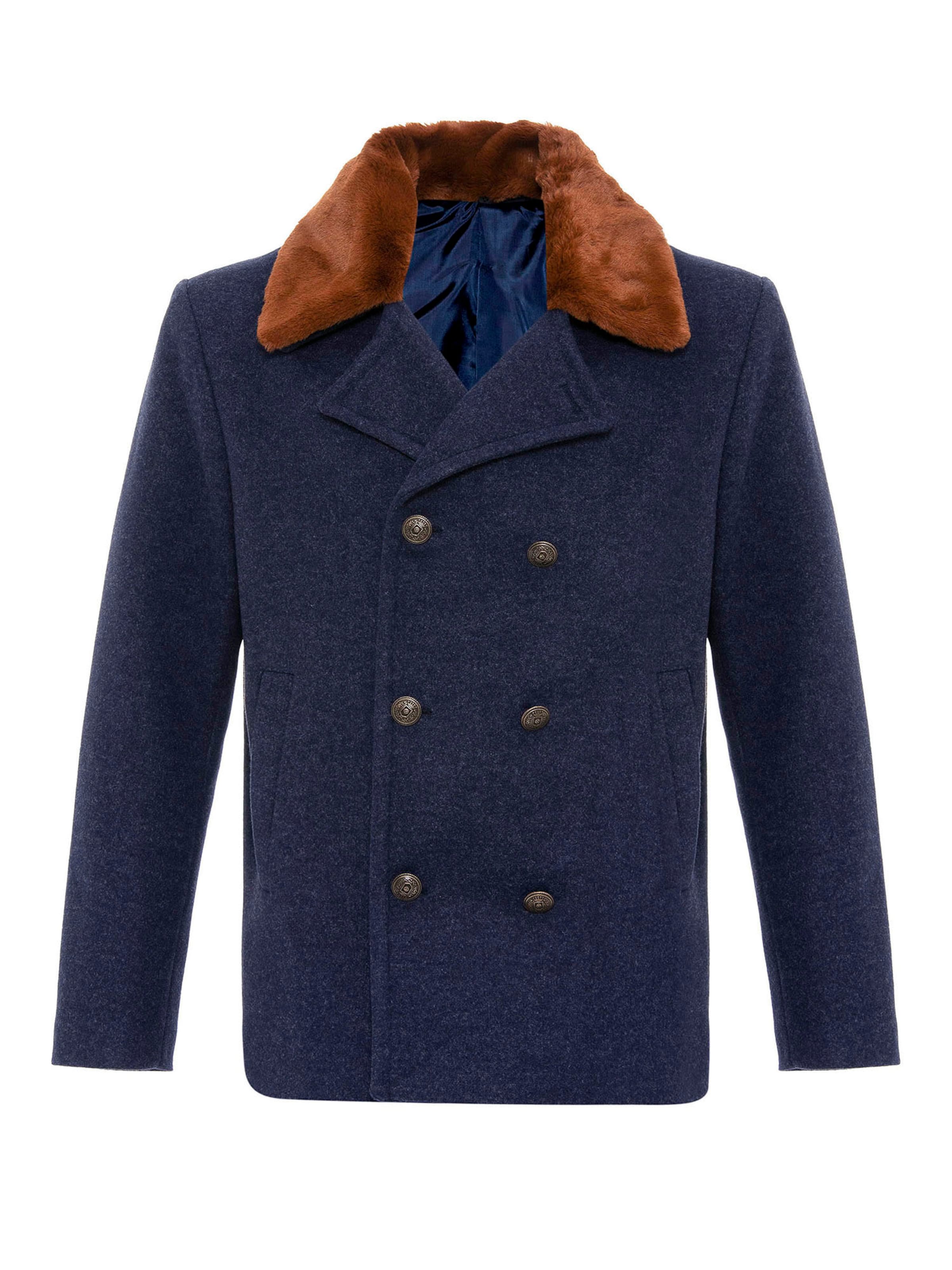 Antioch Övergångsrock i blå: framsida