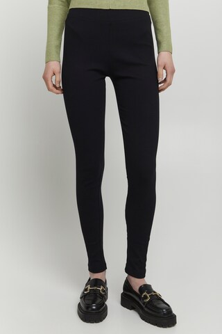 b.young Slim fit Leggings in Black: front