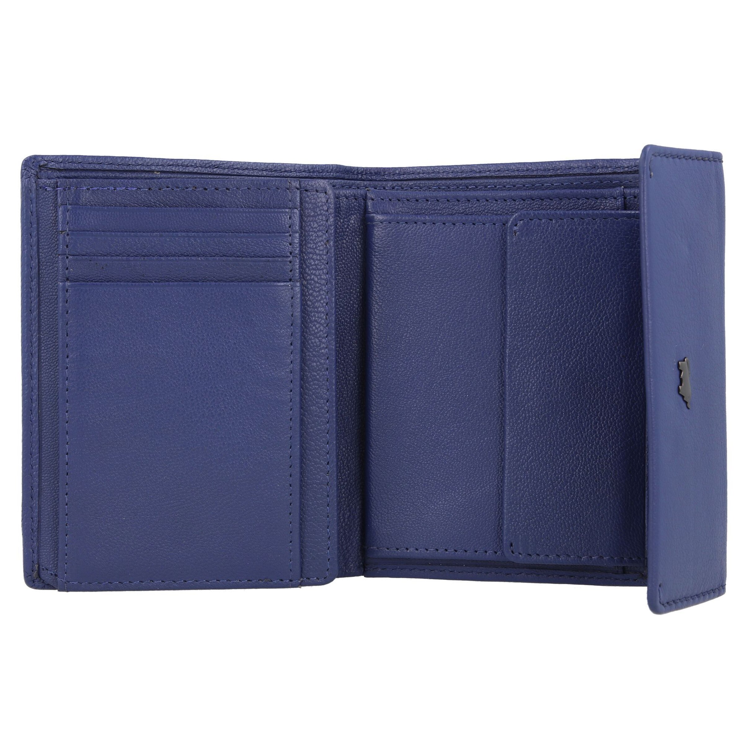 Braun Büffel Wallet 'Anna' in Blue