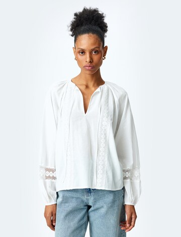 Koton Bluse in Weiß: Vorderseite