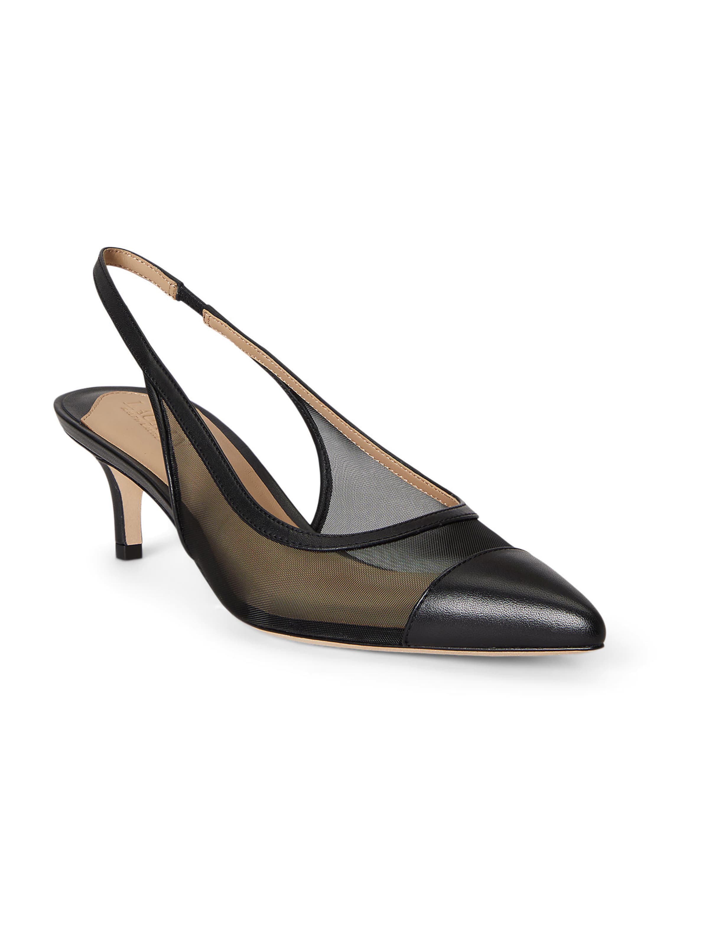 Lauren Ralph Lauren Slingback pumps 'LOLAH' in Black: front