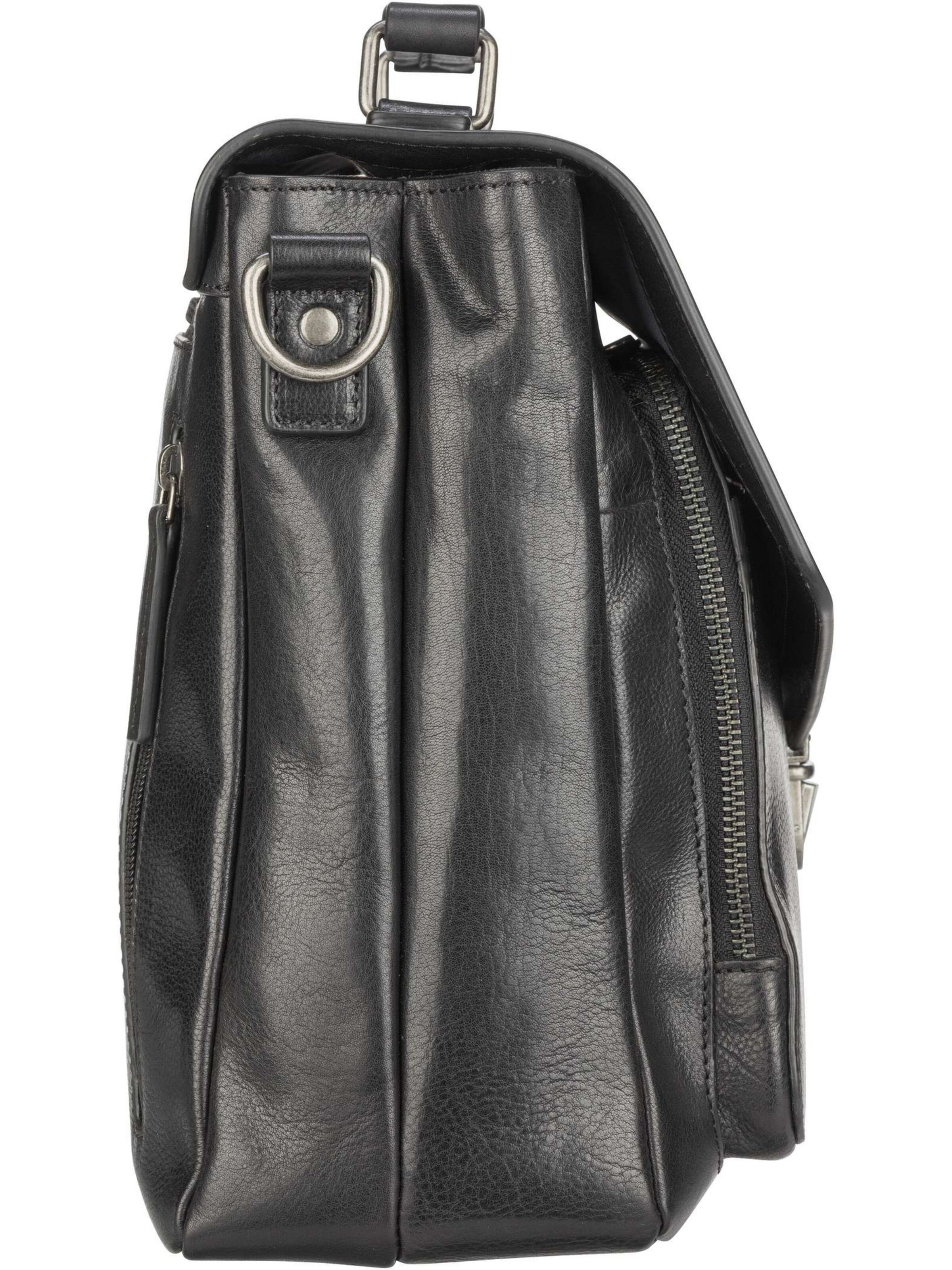 LEONHARD HEYDEN Aktentasche 'Roma' in Schwarz