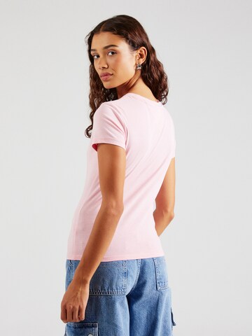 Tommy Jeans - Camisa em rosa