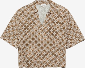 s.Oliver Bluse in Braun: Vorderseite