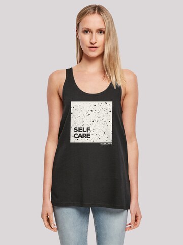 F4NT4STIC Top 'SELF CARE' in Black: front