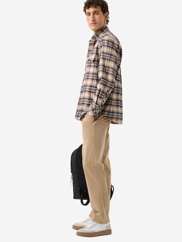 BOGNER Comfort fit Button Up Shirt 'Heiko' in Beige