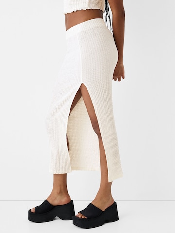 Jupe Bershka en beige