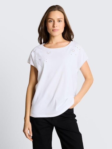 TOM TAILOR T-Shirt in Weiß: Vorderseite