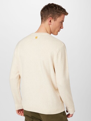 COLOURS & SONS Sweater 'Hairy' in Beige