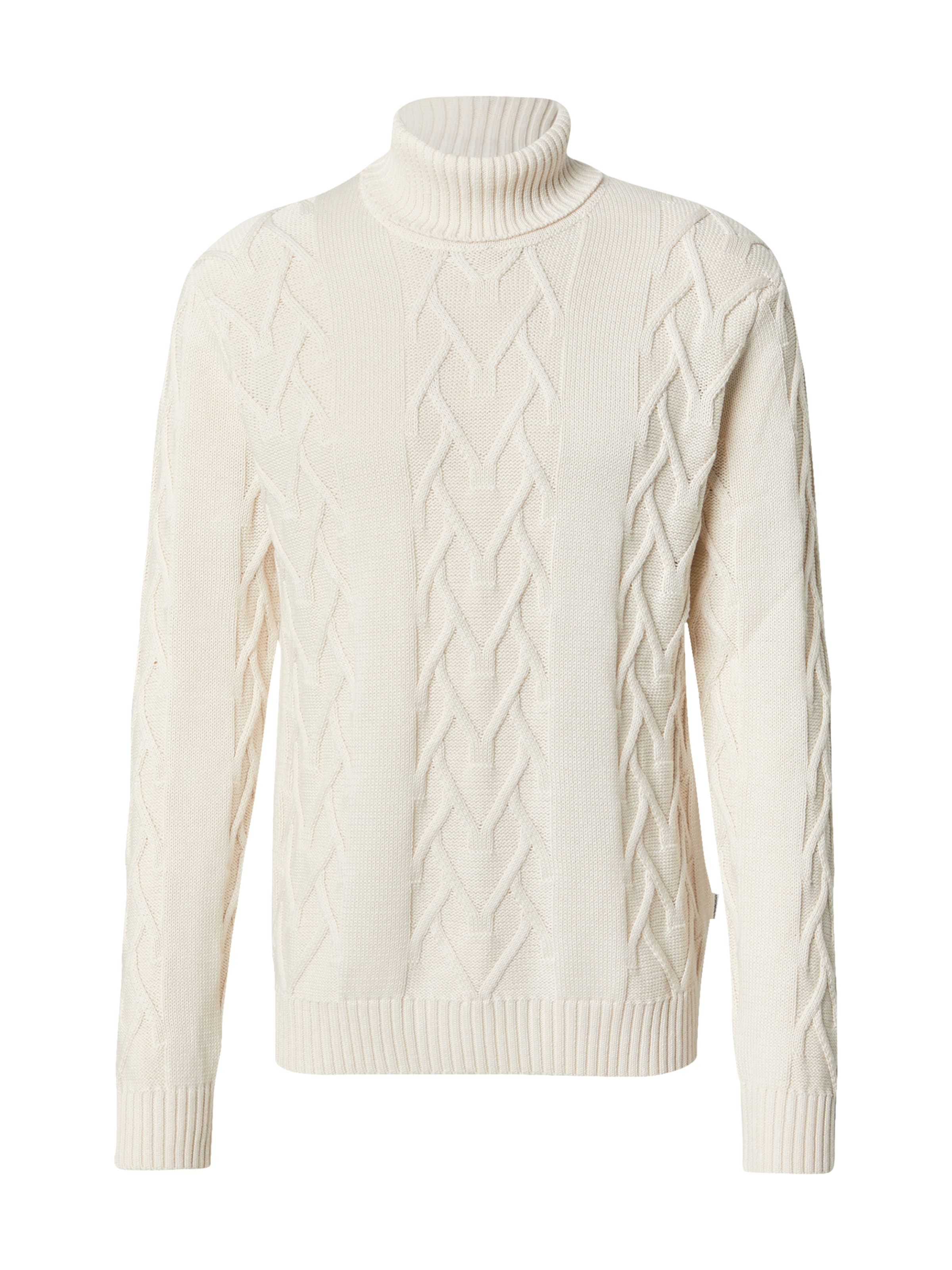 Lindbergh Regular Fit Neulepaita värissä valkoinen: etupuoli