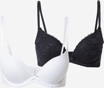 Dorina Push-up BH 'SONIA' in Zwart: voorkant