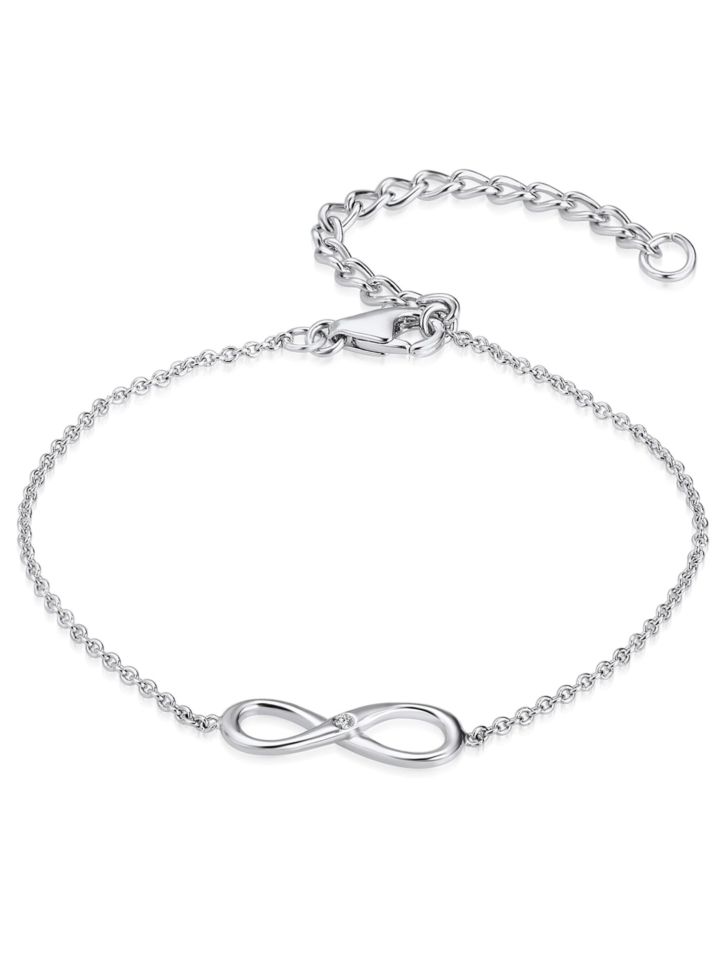 Lulu & Jane Bracelet in Silver: front