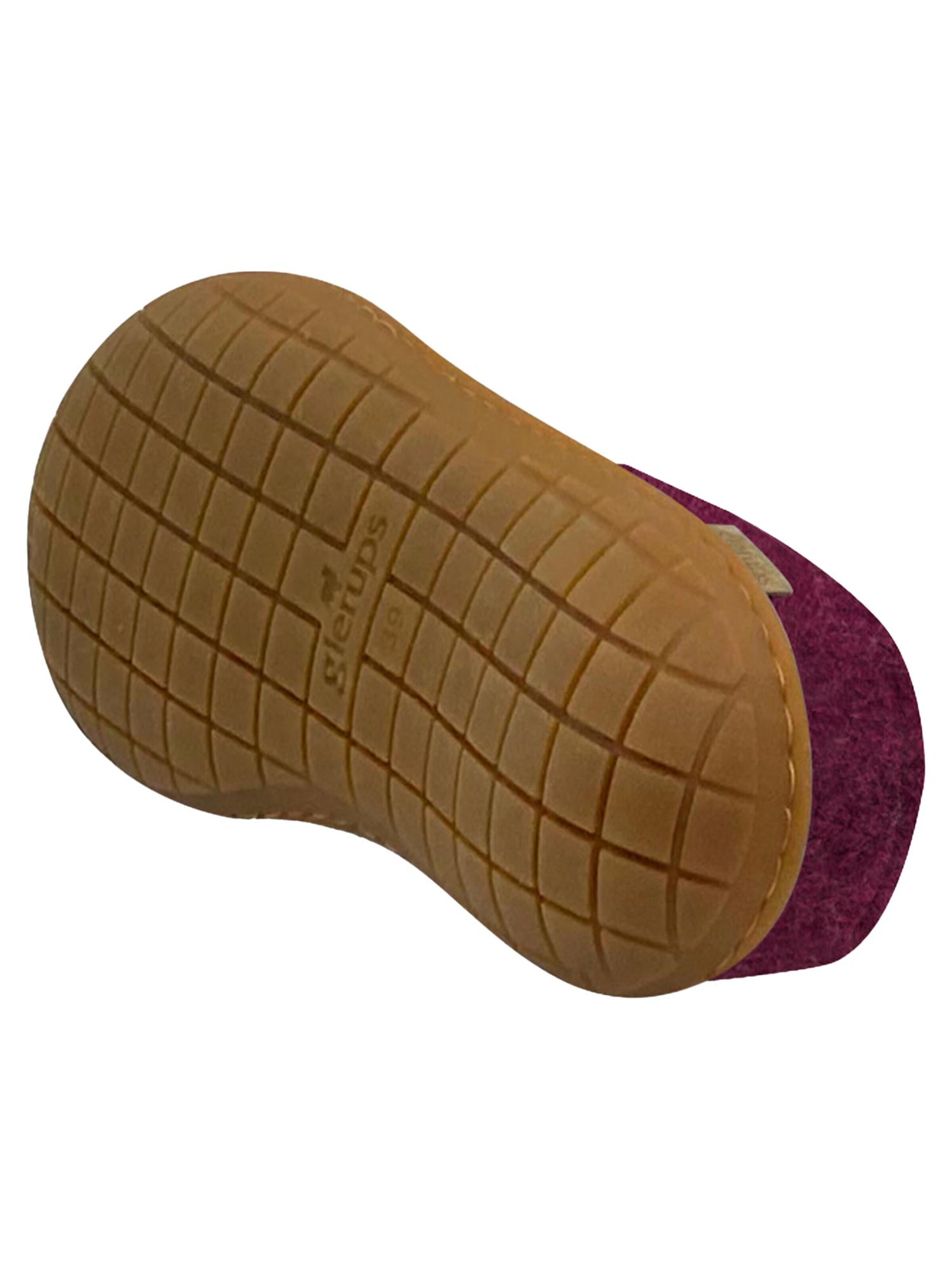 Glerups Slipper 'Kautschuksohle' in Purple