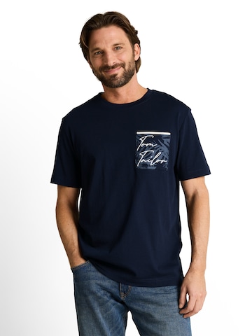 TOM TAILOR T-Shirt in Blau: Vorderseite