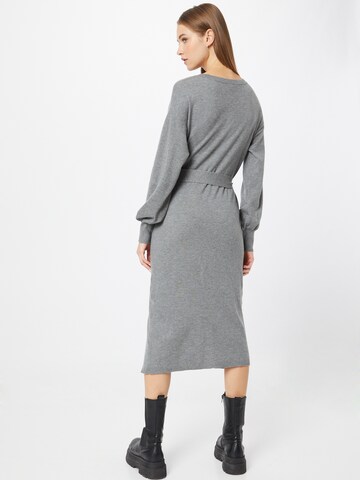 VILA Knitted dress 'Evie' in Grey