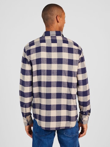 mėlyna MELAWEAR Standartinis modelis Marškiniai 'SAHEL'