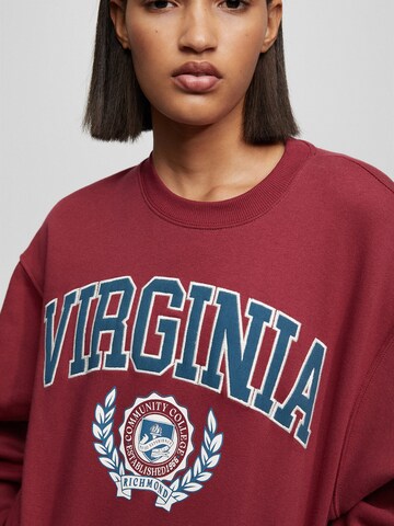 Pull&Bear Sweatshirt in Rot