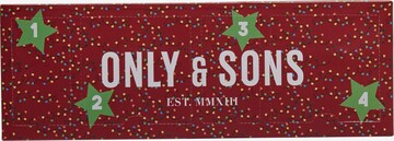 Only & Sons Μποξεράκι 'X-MAS' σε κόκκινο: μπροστά