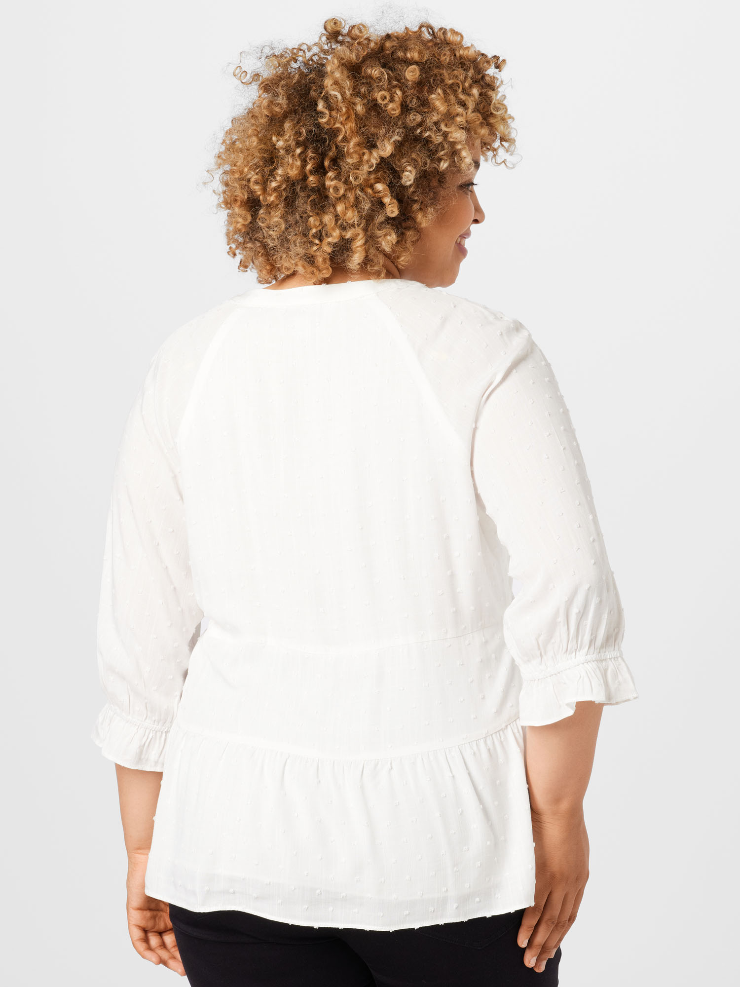 Kobiety Odzież Forever New Curve Bluzka Nancy w kolorze Białym 