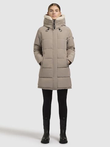 khujo Vinterkappa ' FALTD' i beige