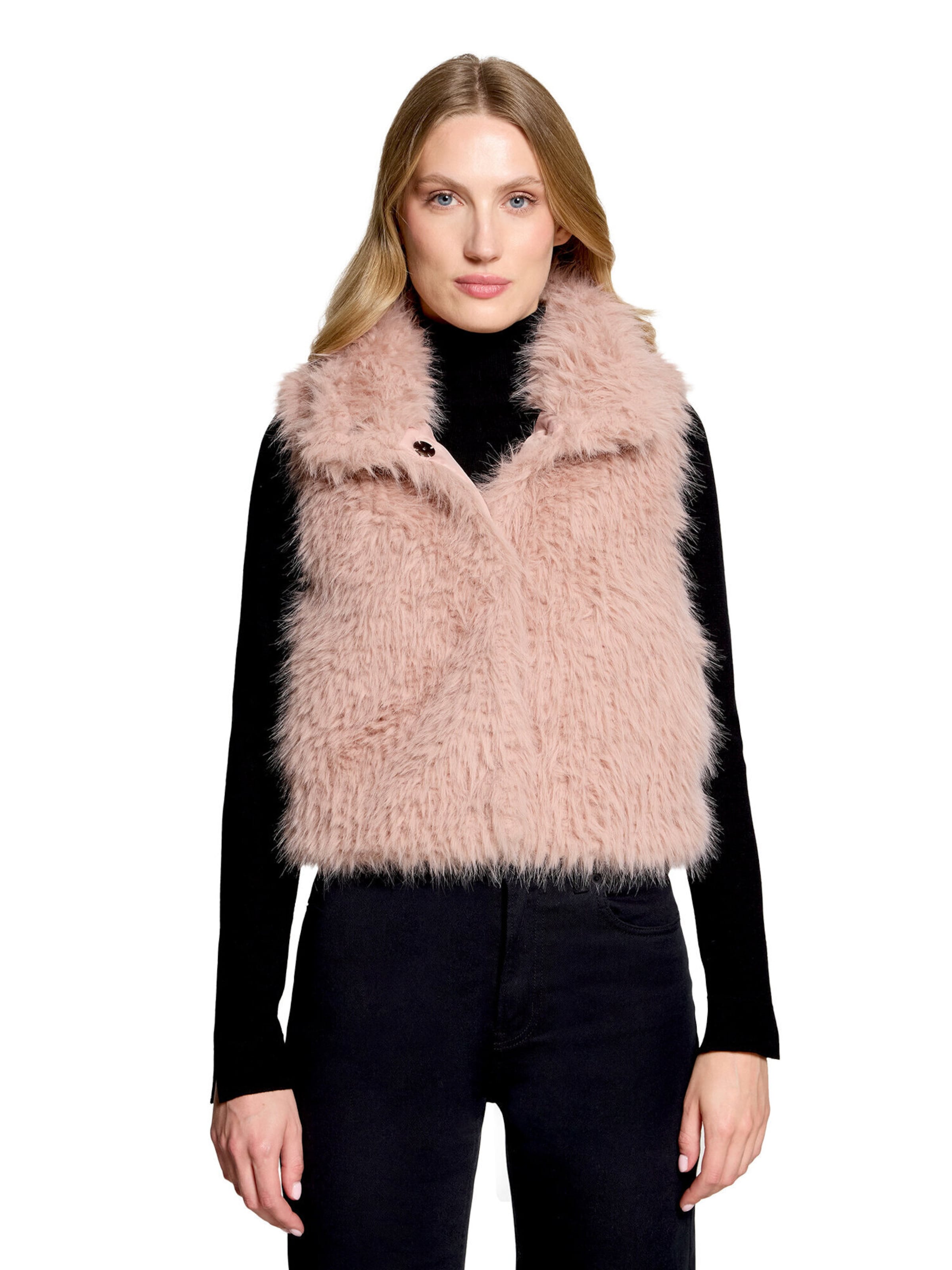 Amber & June Weste in Pink: Vorderseite