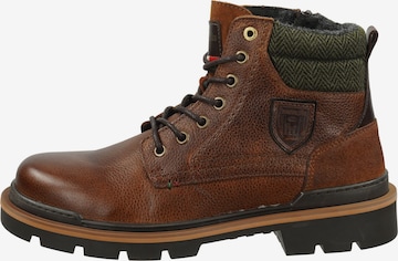 PANTOFOLA D'ORO Lace-up boots 'Pondita' in Brown